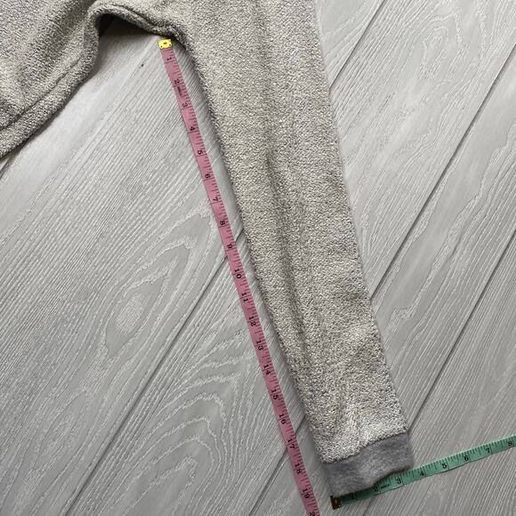 Dolan Anthropologie Women's Silver & White Crewneck Pullover Sweater Size Small - Picture 7 of 10